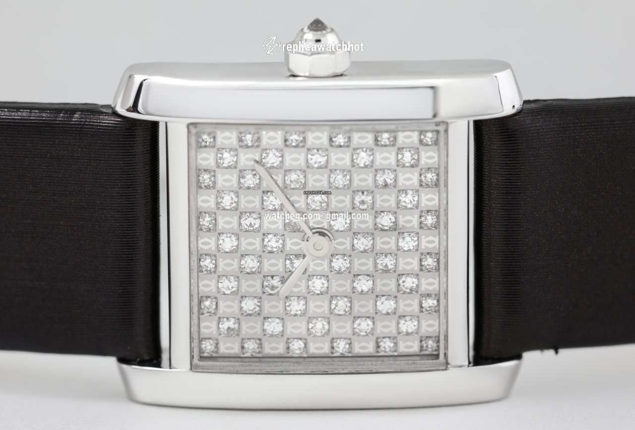 Cartier Tank Francaise Womens watch Quartz White gold Cartier 2517 2