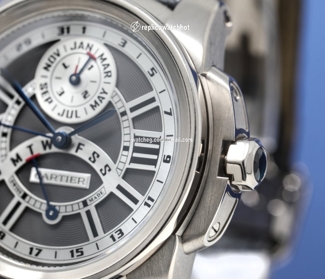 Cartier Calibre de Cartier Mens watch Unisex Automatic White gold W7100030 2