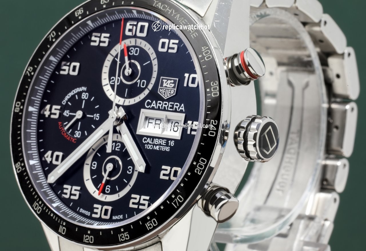 TAG Heuer Carrera Calibre 16 Mens watch Unisex Automatic Steel CV2A1R.BA0799 2