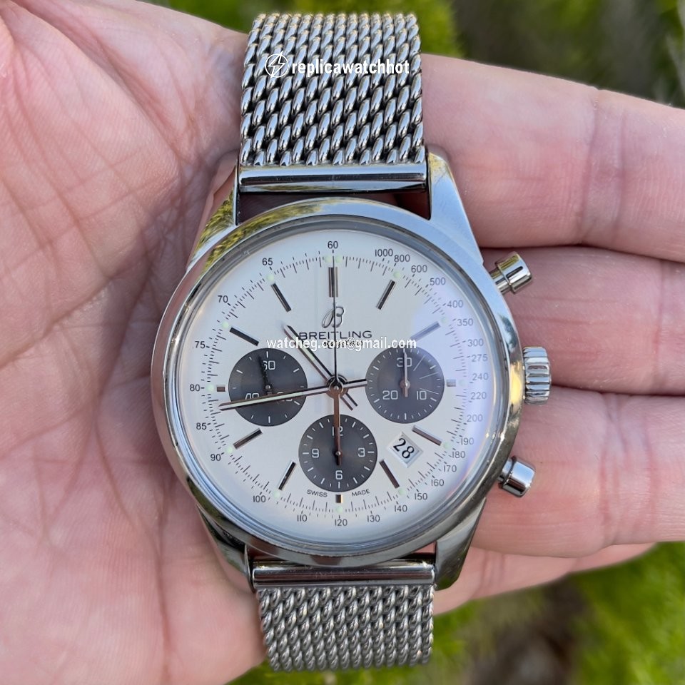 Breitling Transocean Chronograph Mens watch Unisex Automatic Steel AB015212.G724.154A 2