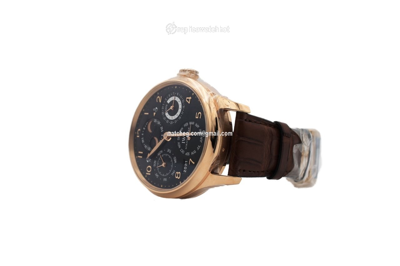 IWC Portuguese Perpetual Calendar Mens watch Unisex Automatic Rose gold IW503202 2