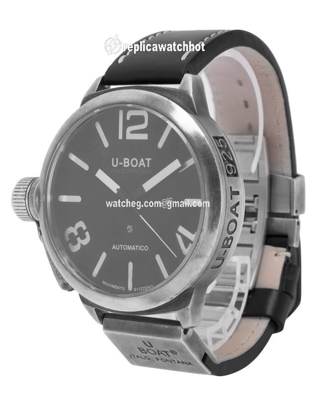 U-Boat Classico Mens watch Unisex Automatic Silver 4553 AB-AS-A925 2