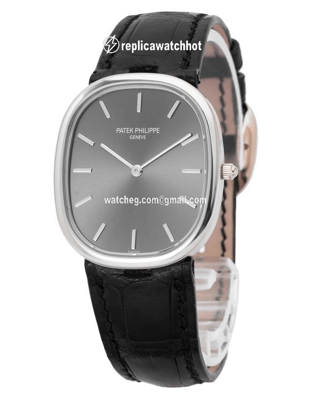 Patek Philippe Golden Ellipse Mens watch Unisex Automatic White gold 3738 100G 2
