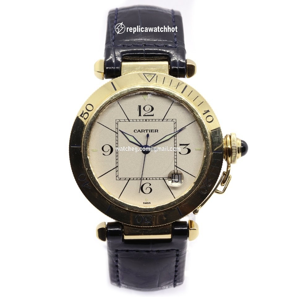 Cartier Pasha Mens watch Unisex Automatic Yellow gold 1021 2