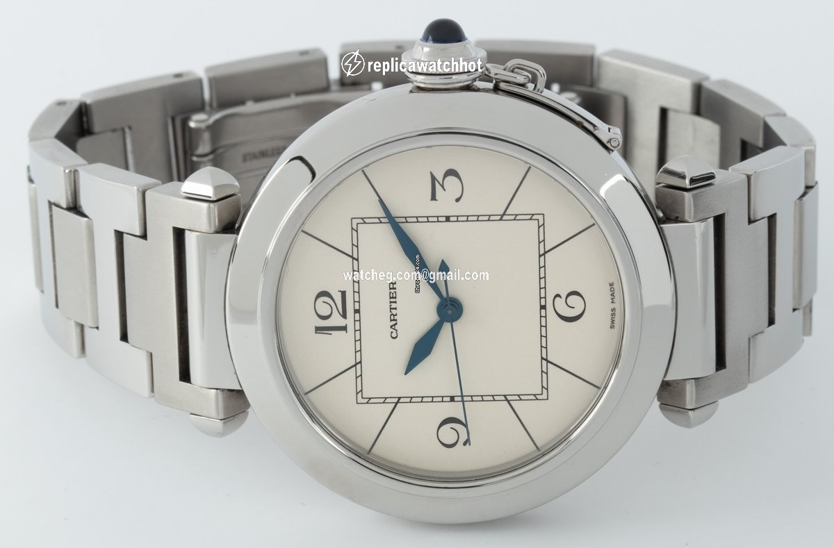 Cartier Pasha Mens watch Unisex Automatic Steel W31072M7 2