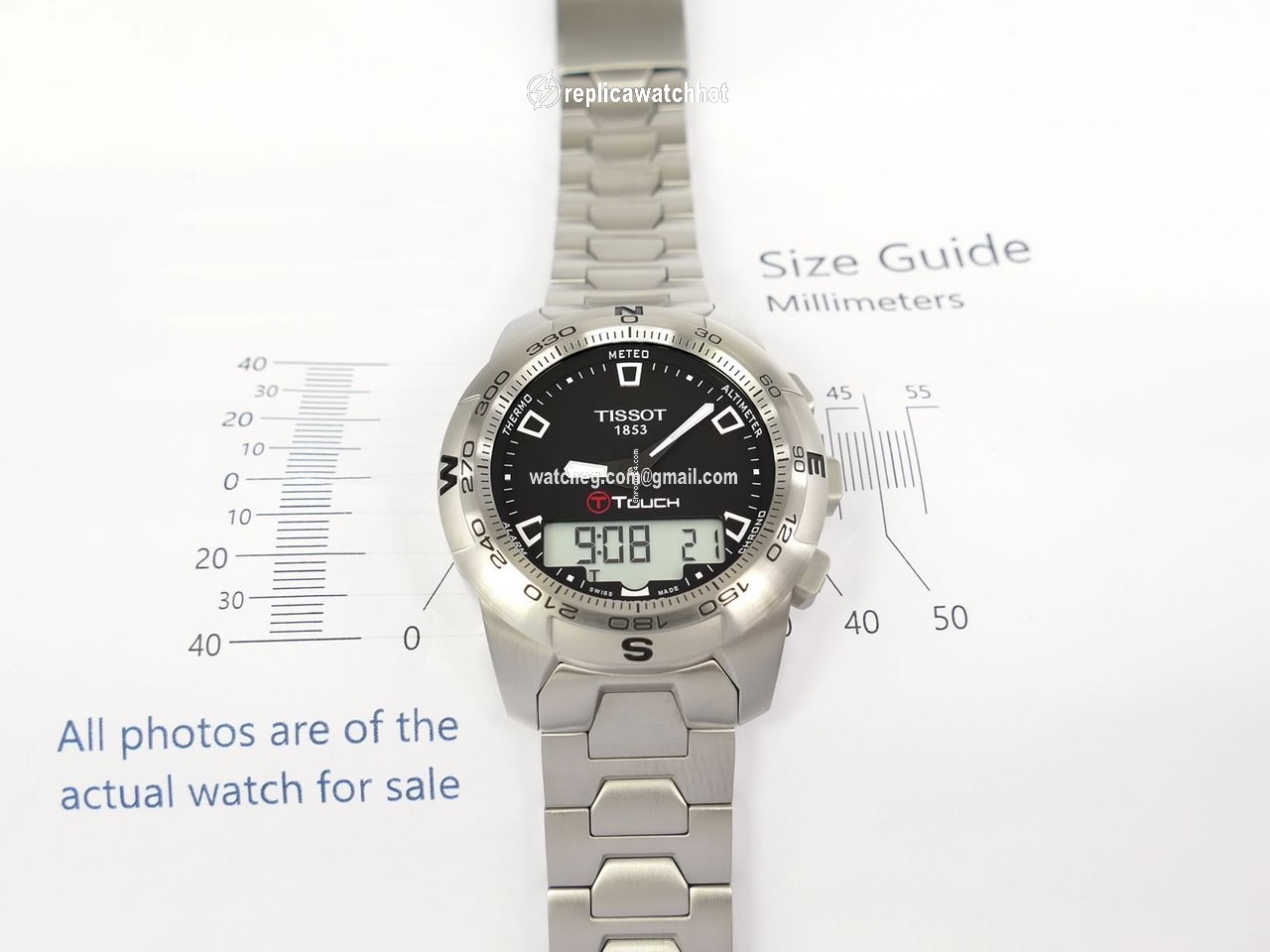 Tissot T-Touch II Mens watch Unisex Quartz Steel T047.420.11.051.00 2