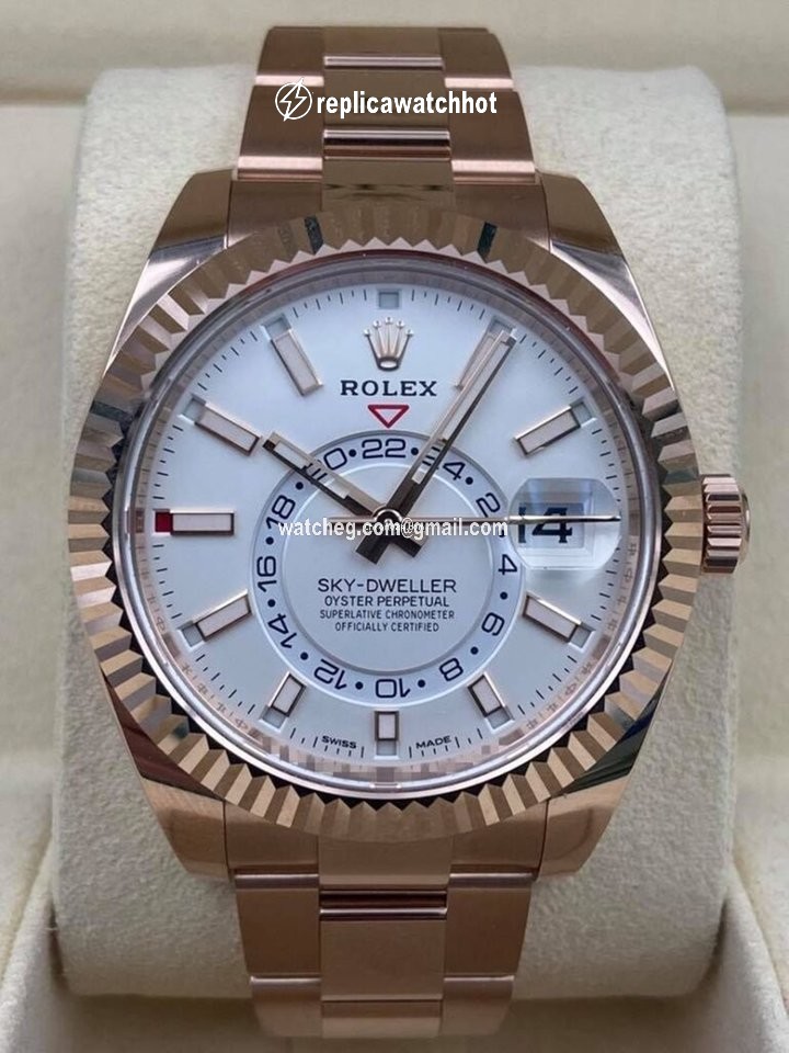 Rolex Sky-Dweller Mens watch Unisex Rose gold Automatic 326935-0005 2