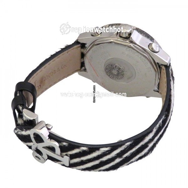 Jacob & Co. Five Time Zone Quartz Steel JC-M65D 2