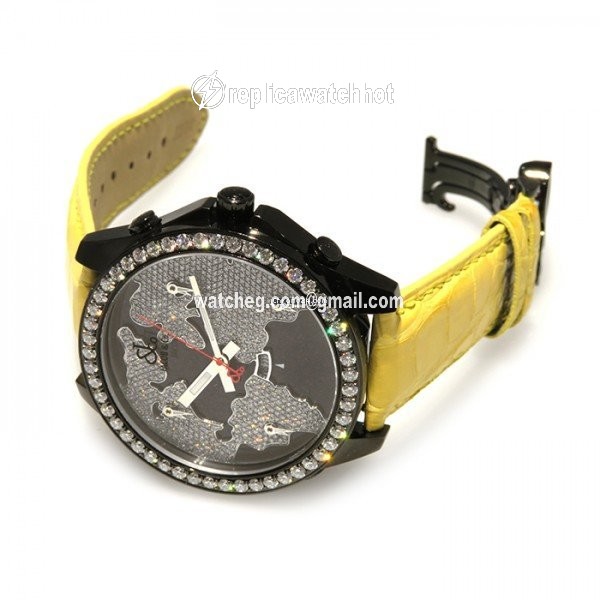 Jacob & Co. Five Time Zone Quartz Steel JC-47STBD 2
