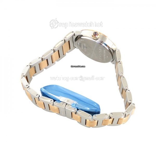 Bulgari Bulgari Quartz Gold Steel BBL26WSPG 12 2