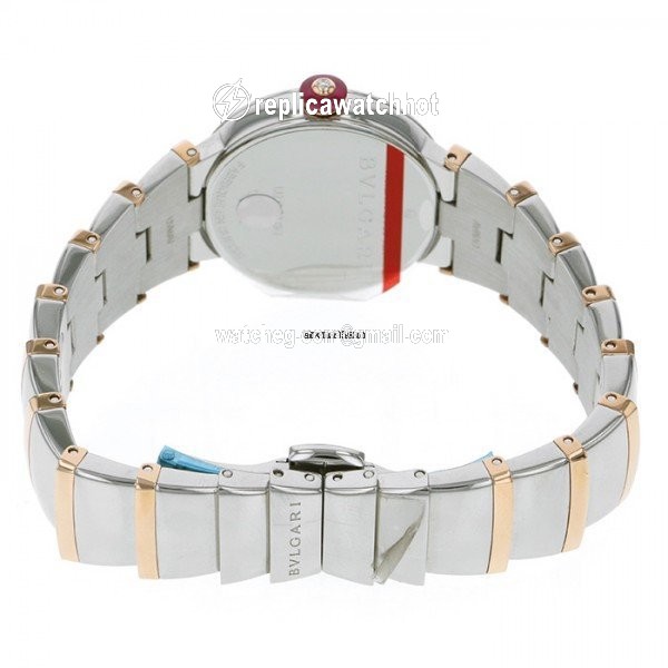Bulgari Lucea Quartz Gold Steel LU28C6SSPGD 2