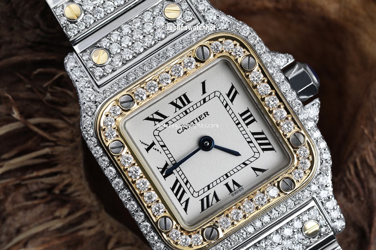 Cartier Santos Galbee Womens watch Quartz Steel W20012C4 2