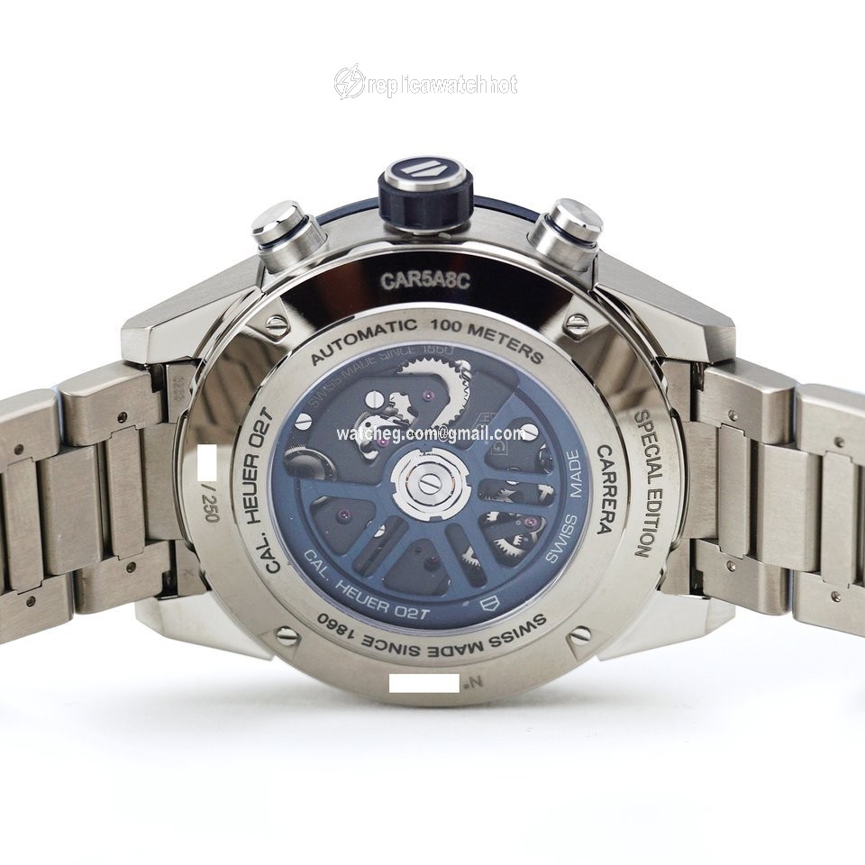 TAG Heuer Carrera Heuer-02T Mens watch Unisex Automatic Titanium CAR5A8C.BF0707 2