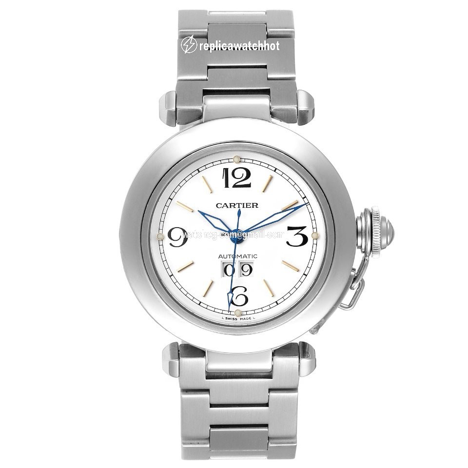 Cartier Pasha C Mens watch Unisex Automatic Steel W31044M7 2