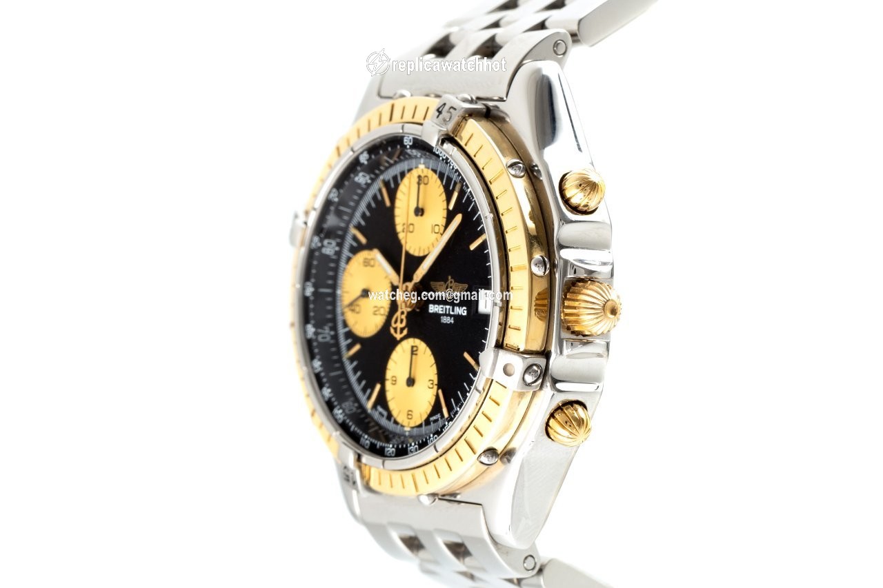 Breitling Chronomat Mens watch Unisex Automatic Gold Steel B13048 2