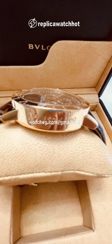 Bulgari Mens watch Unisex Automatic Rose gold 00381 2