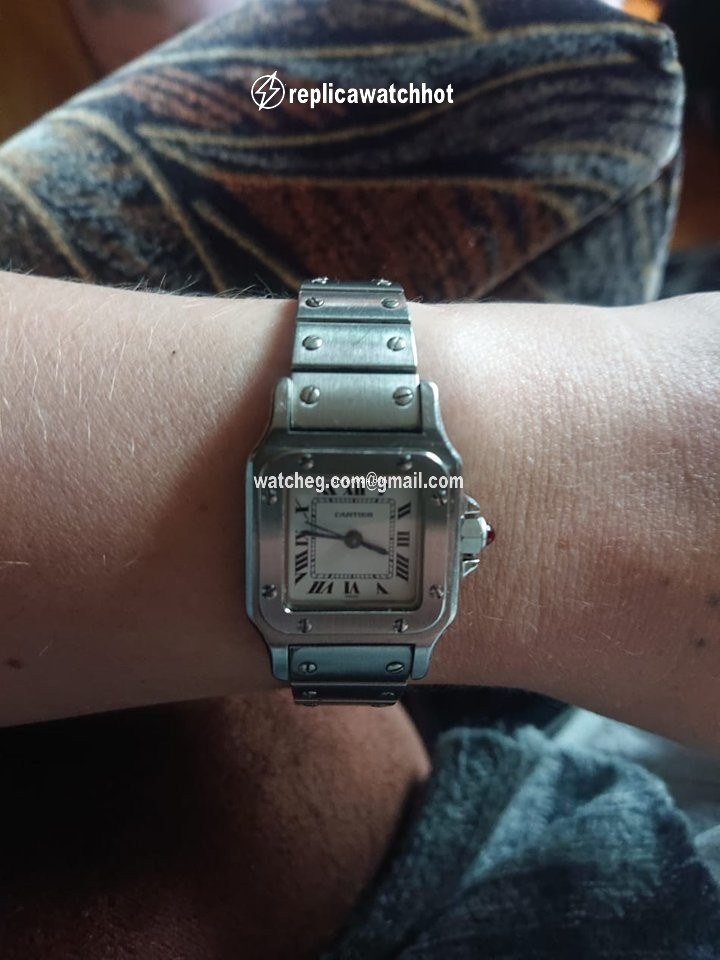 Cartier Santos Mens watch Unisex Automatic Steel 1552 2