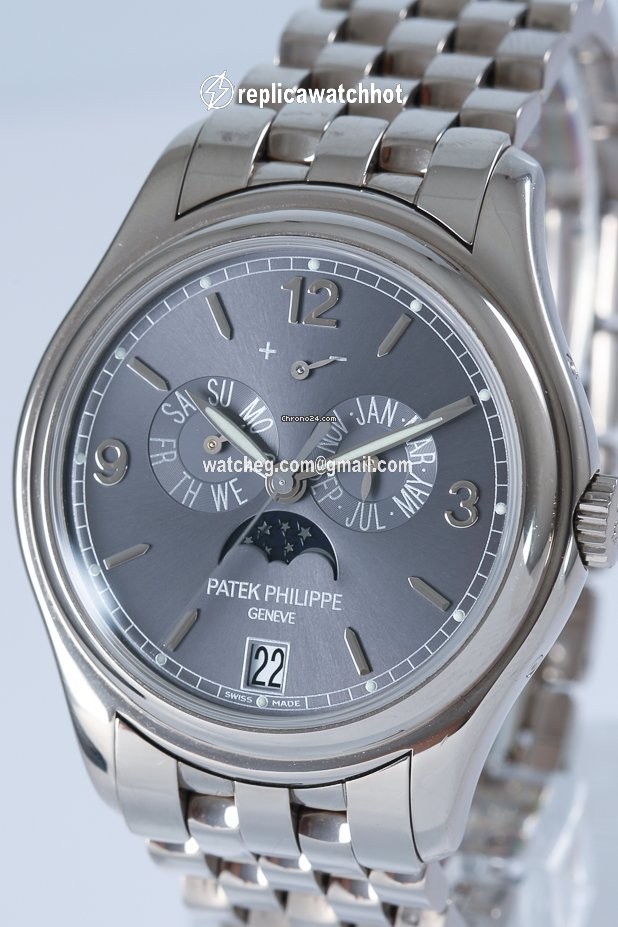 Patek Philippe Annual Calendar Mens watch Unisex Automatic White gold 5146 1G-010 2