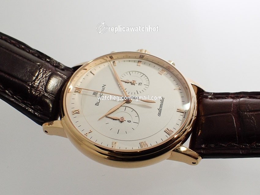 Blancpain Villeret Mens watch Unisex Automatic Rose gold 4082-3642-55B 2