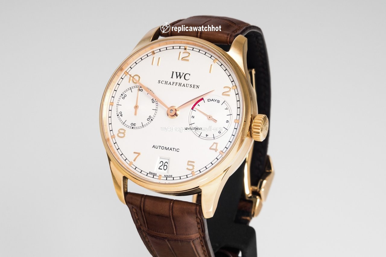 IWC Portuguese Automatic Mens watch Unisex Automatic Rose gold IW 500101 2