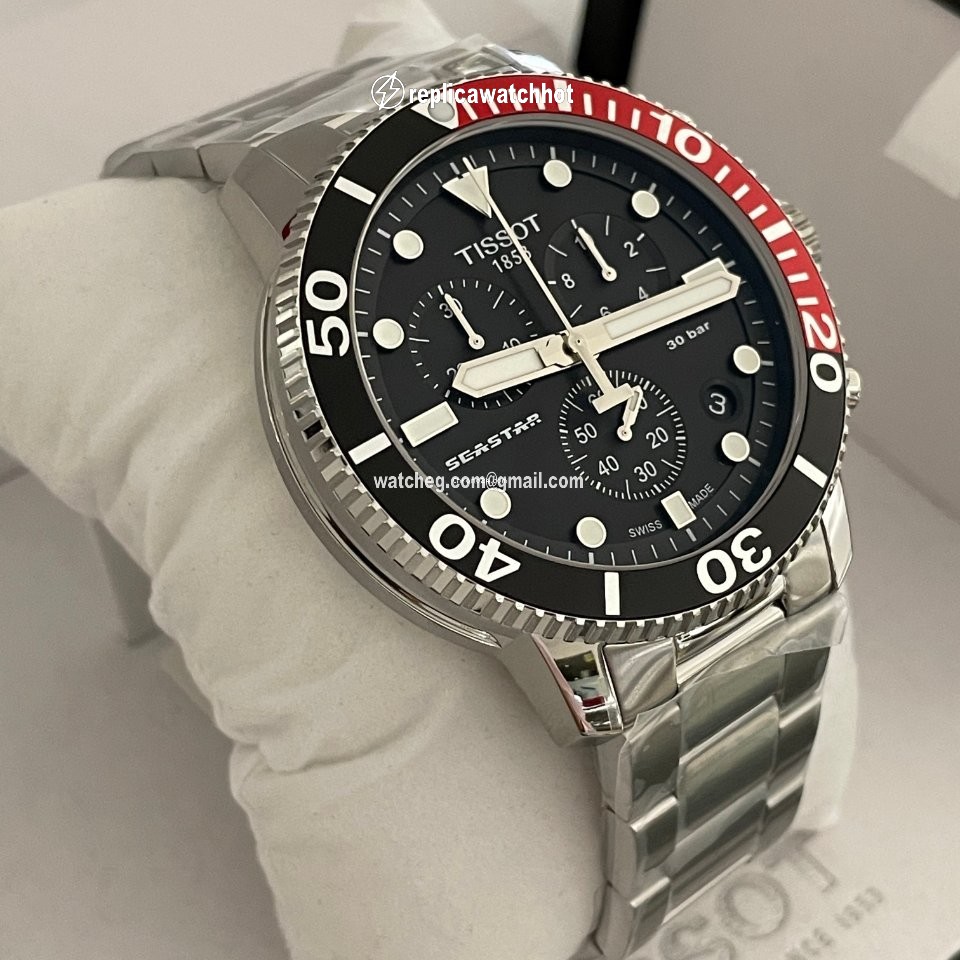 Tissot Seastar 1000 Mens watch Unisex Quartz Steel T120.417.11.051.01 2