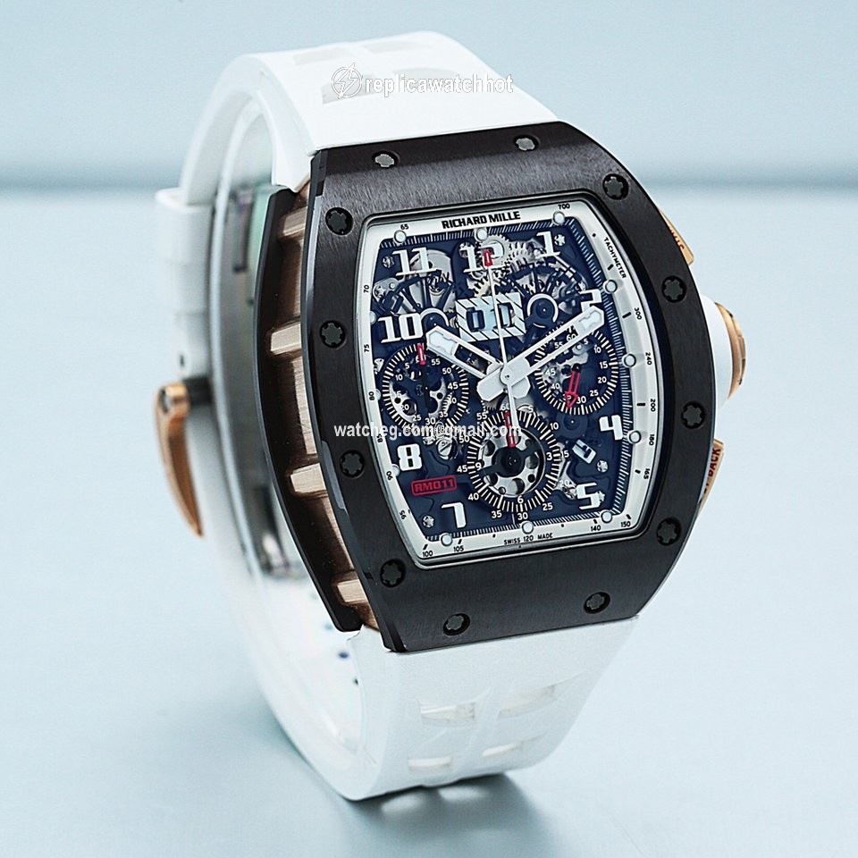 Richard Mille RM 011 Mens watch Unisex Automatic Ceramic RM011 AO RG-TZP-Z 2