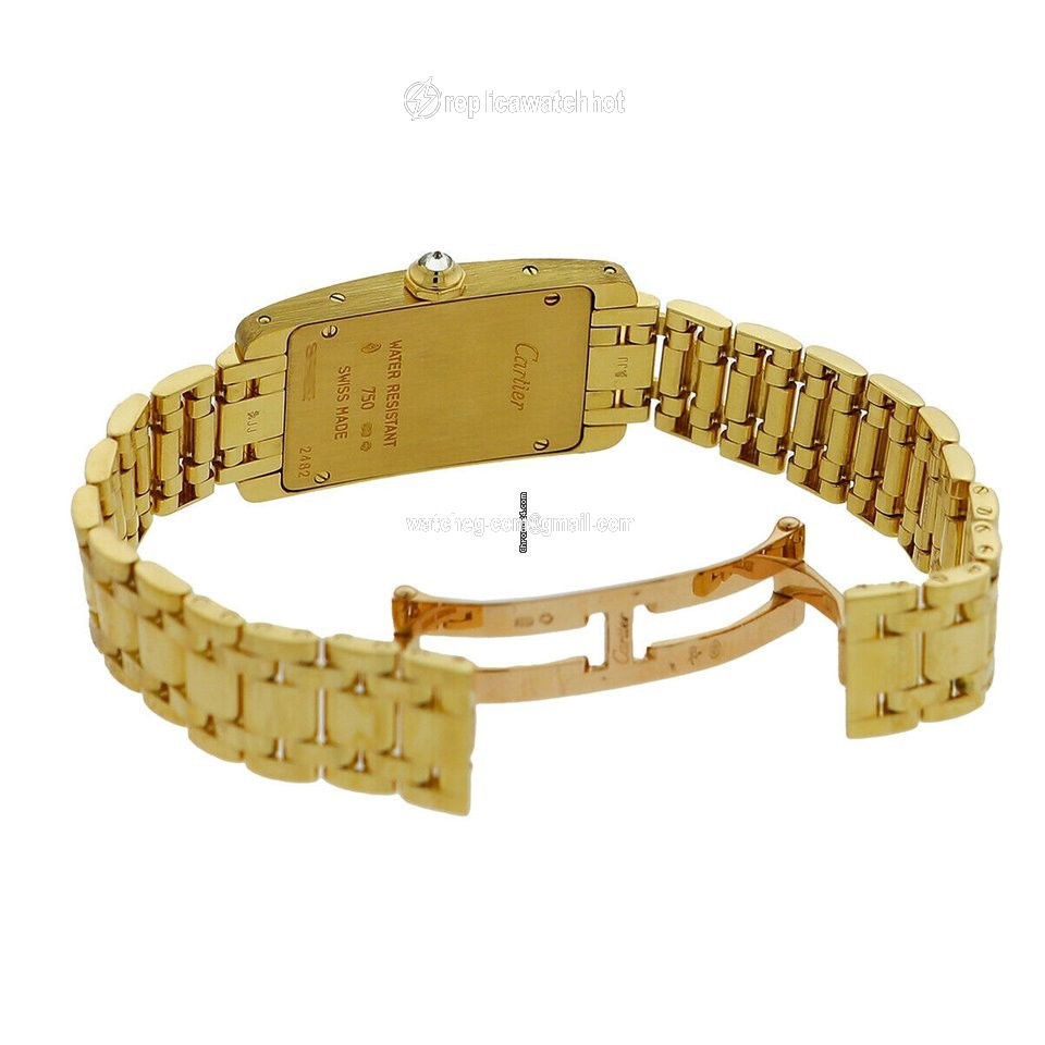 Cartier Tank Americaine Womens watch Yellow gold W42838178232 2