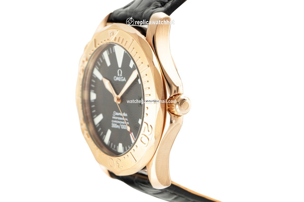 Omega Seamaster Mens watch Unisex Automatic Red gold 2636.50.91 2