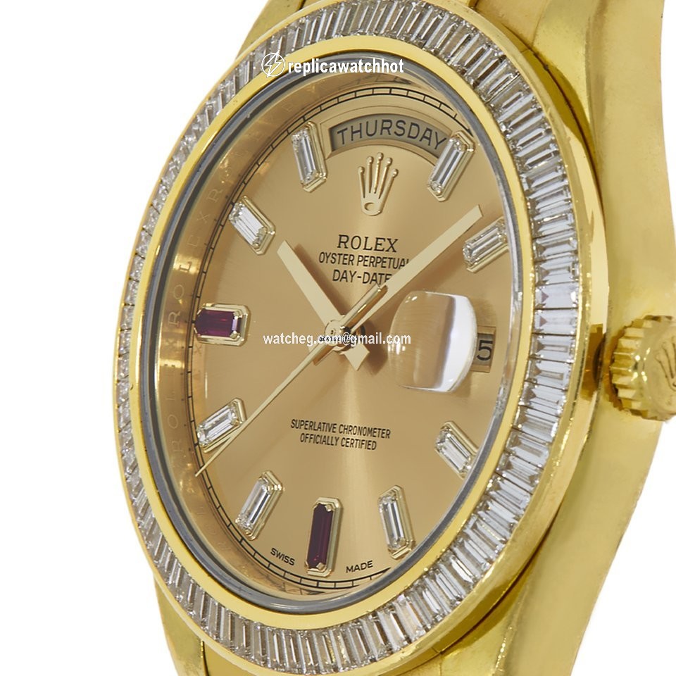 Rolex Day-Date II Mens watch Unisex Yellow gold Automatic 218398 2
