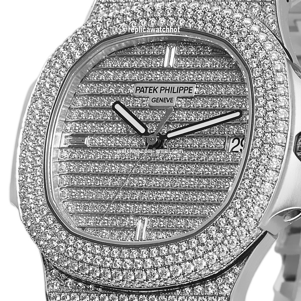 Patek Philippe Nautilus Mens watch Unisex Automatic White gold 5719 1G-001 2