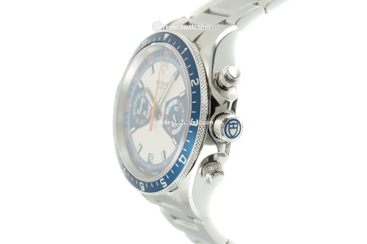 Tudor Heritage Chrono Blue Mens watch Unisex Automatic Steel 70330B 2