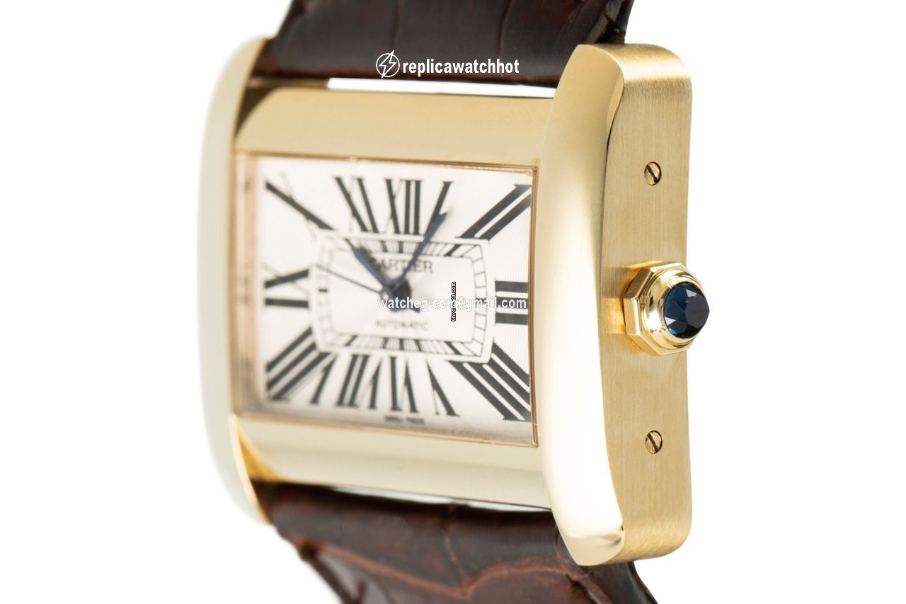 Cartier Tank Divan Mens watch Unisex Automatic Yellow gold 2603 2