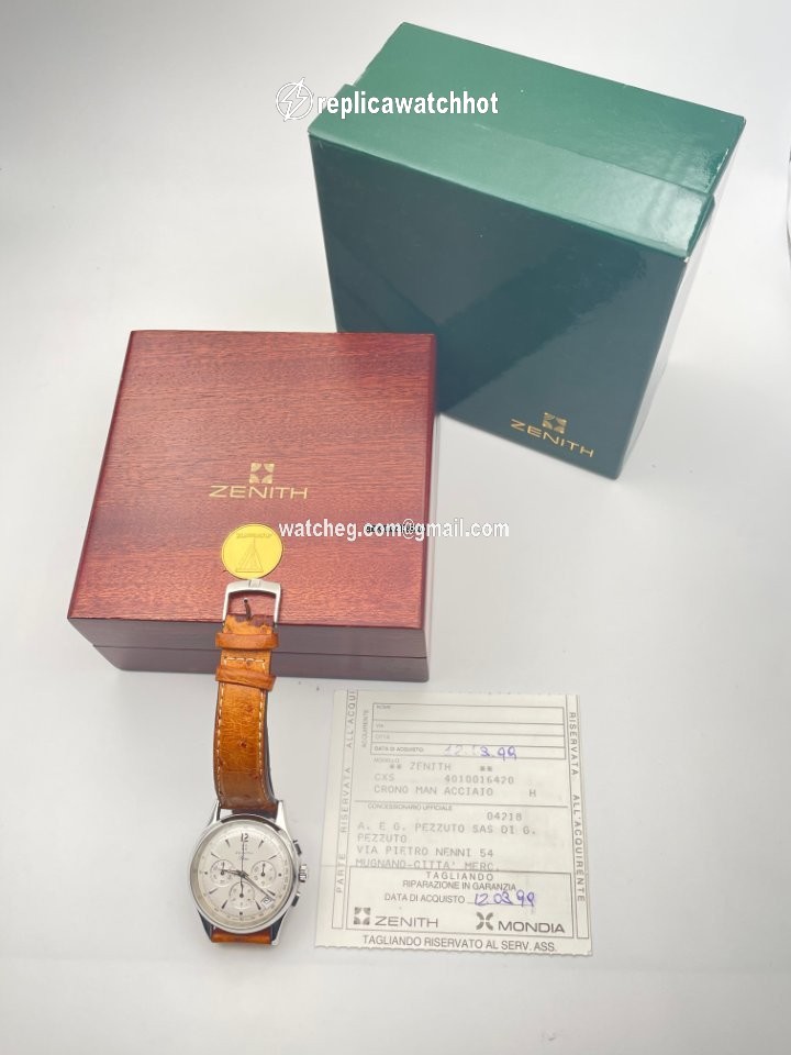 Zenith El Primero Chronograph Manual winding Steel 90 01-0010.420 2