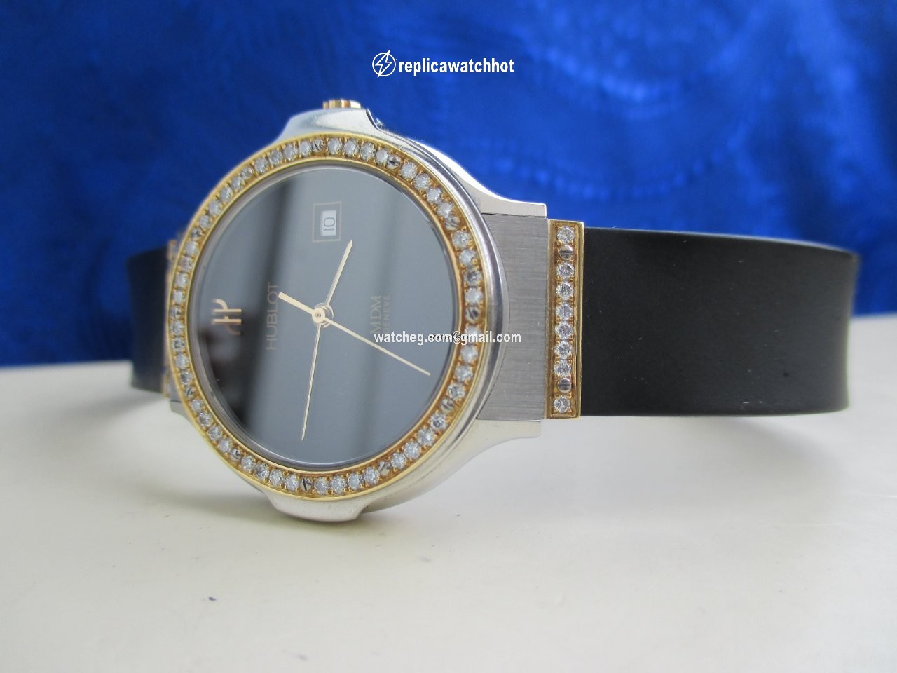 Hublot Classic Mens watch Unisex Quartz Gold Steel 1401.2 2