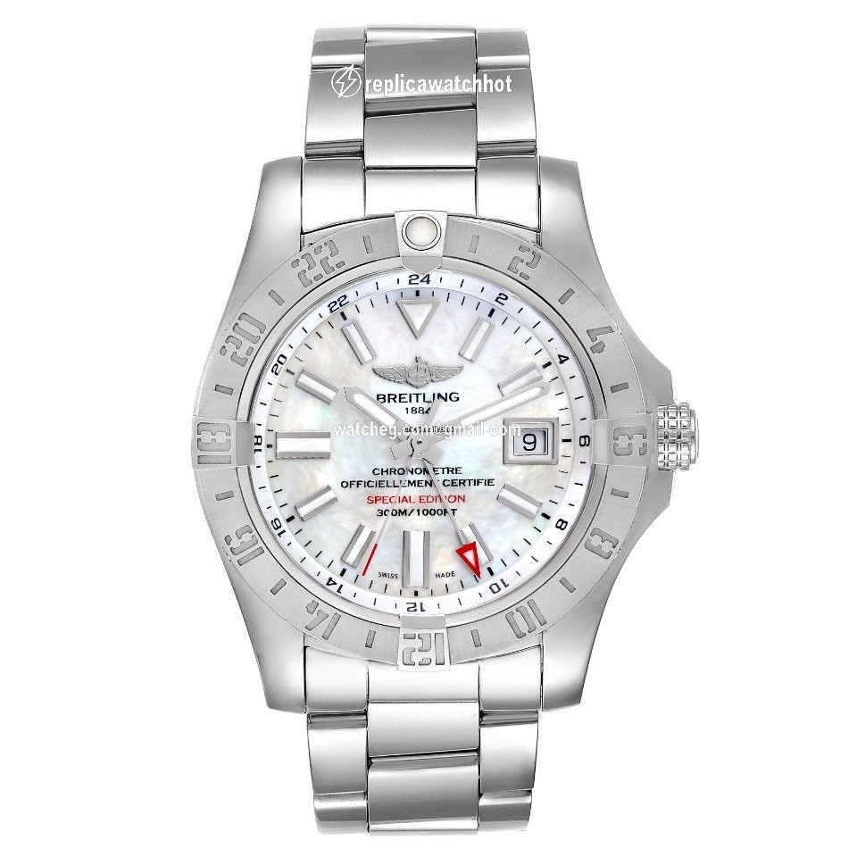 Breitling Avenger II GMT Mens watch Unisex Automatic Steel A3239011-C872-170A 2