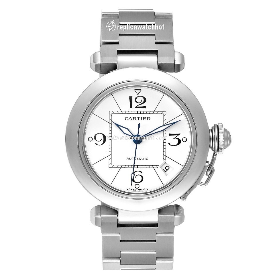 Cartier Pasha C Mens watch Unisex Automatic Steel W31074M7 2