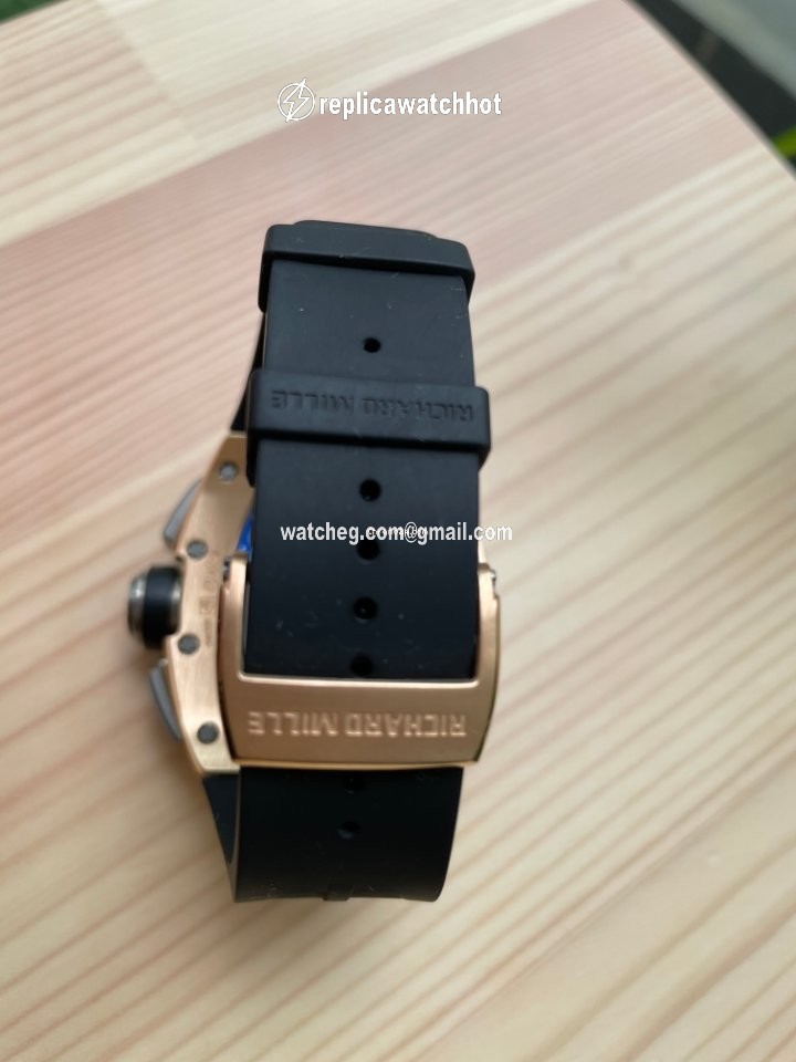 Richard Mille RM 011 Mens watch Unisex Automatic Rose gold RM011 AJ RG 2