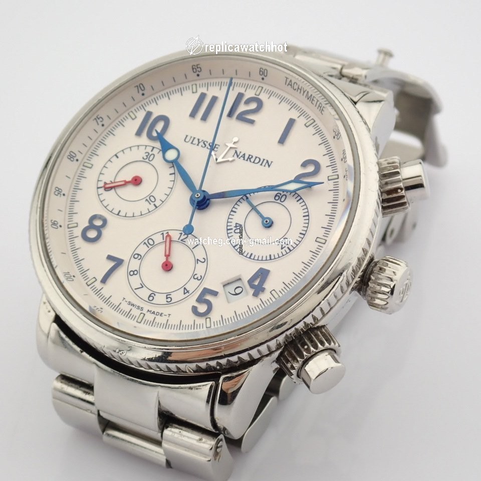 Ulysse Nardin Marine Chronograph Mens watch Unisex Automatic Steel 353 22 2