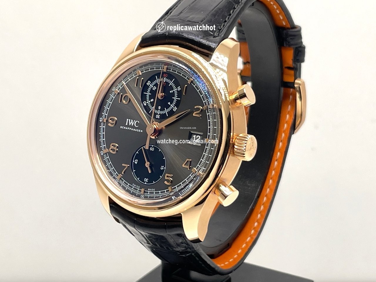 IWC Portuguese Chronograph Automatic Rose gold IW390405 2