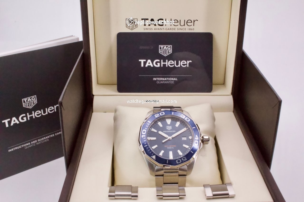 TAG Heuer Aquaracer Mens watch Unisex Quartz Steel WAY101C.BA0746 2