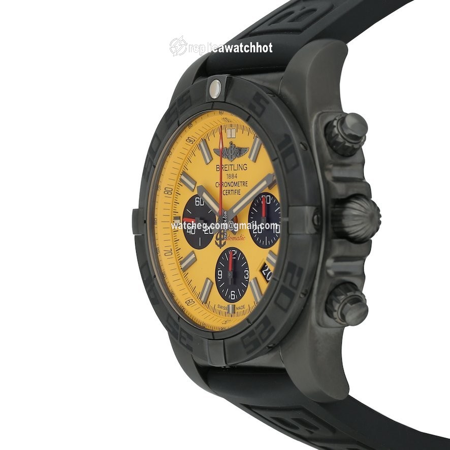 Breitling Chronomat 44 Blacksteel Mens watch Unisex Automatic Steel MB0111C3 I531 2