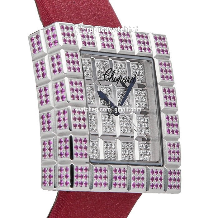 Chopard Ice Cube Womens watch Quartz White gold 13 6858 8-42 2
