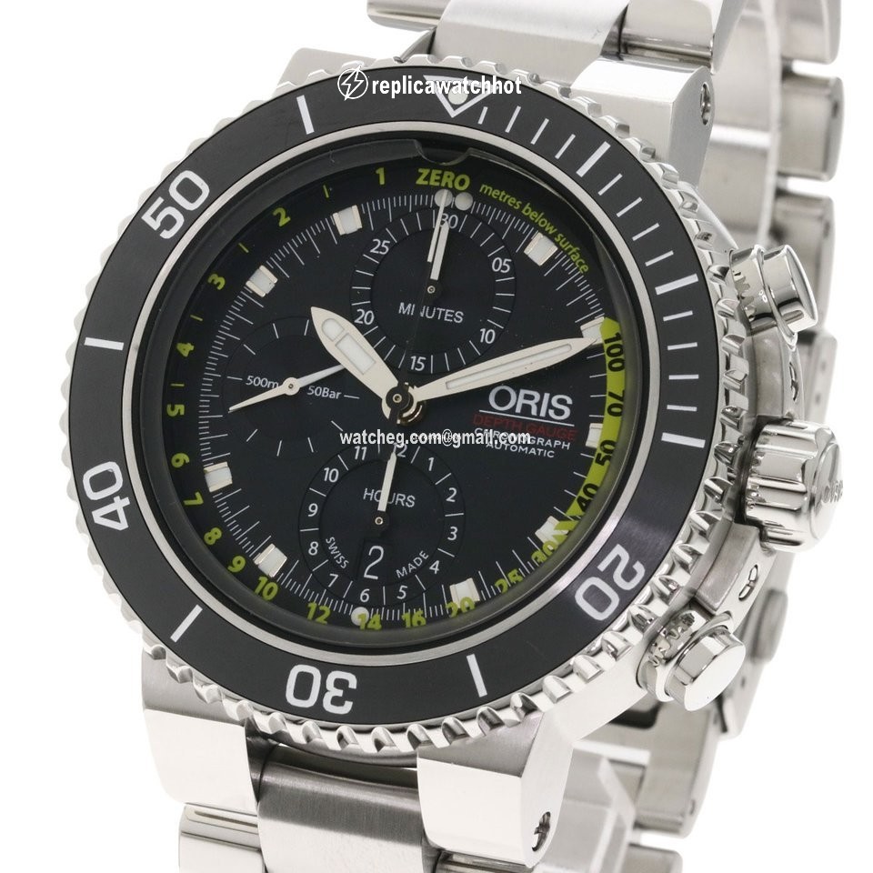 Oris Aquis Depth Gauge Mens watch Unisex Automatic Steel 01.774.7708.4154 2