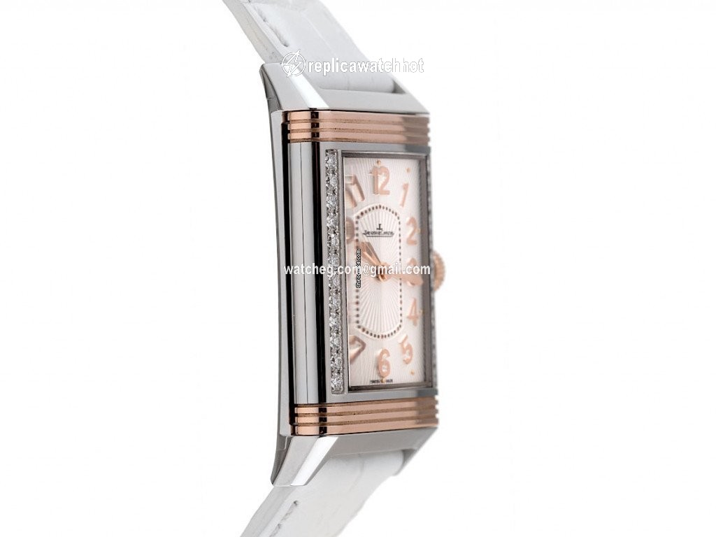 Jaeger-LeCoultre Grande Reverso Lady Ultra Thin Mens watch Unisex Manual winding Gold Steel Q3224420 2