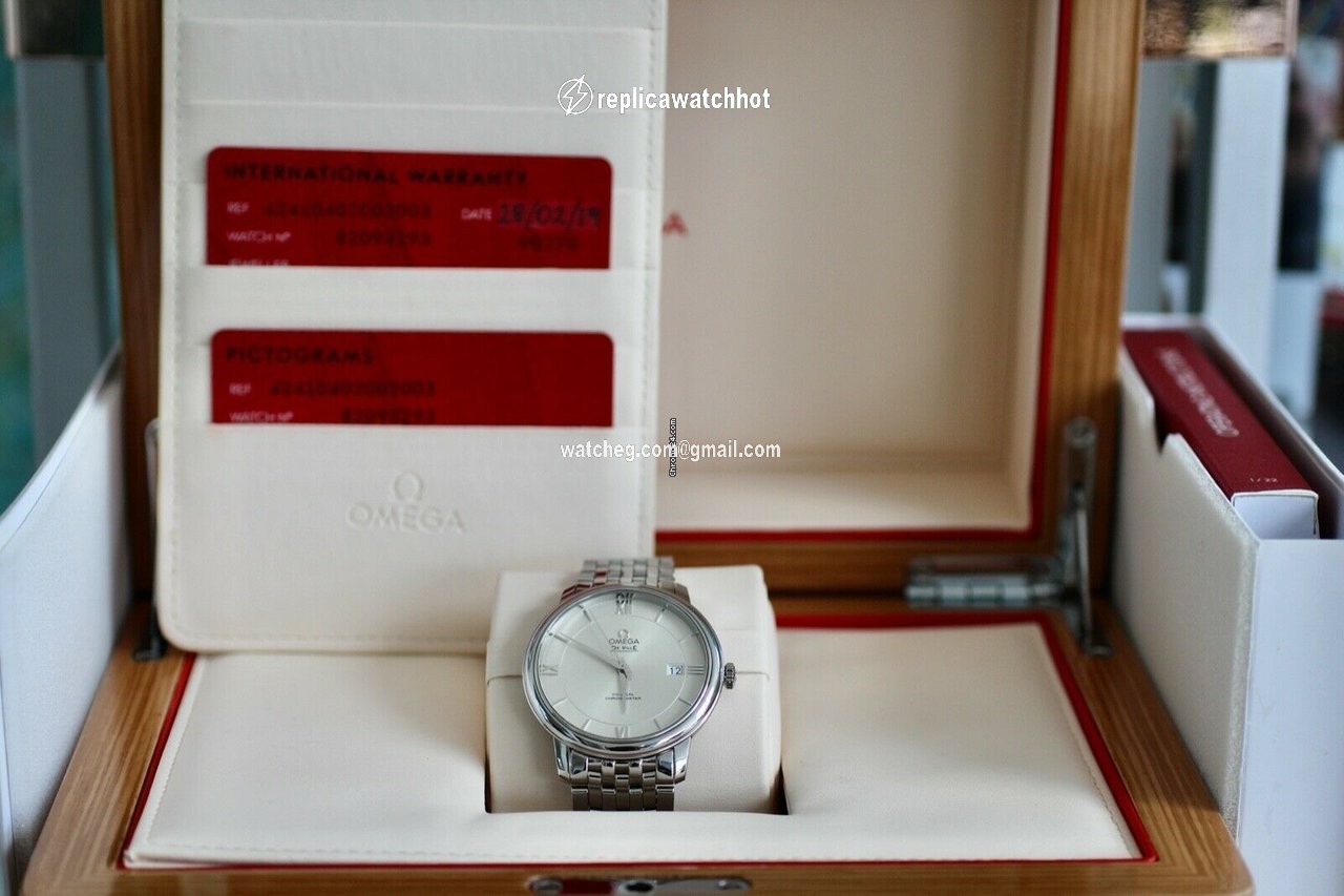Omega De Ville Prestige Mens watch Unisex Automatic Steel 424.10.40.20.02.003 2