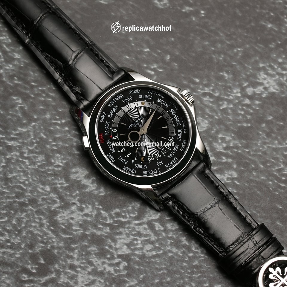 Patek Philippe World Time Mens watch Unisex Automatic Platinum 5130P-014 2