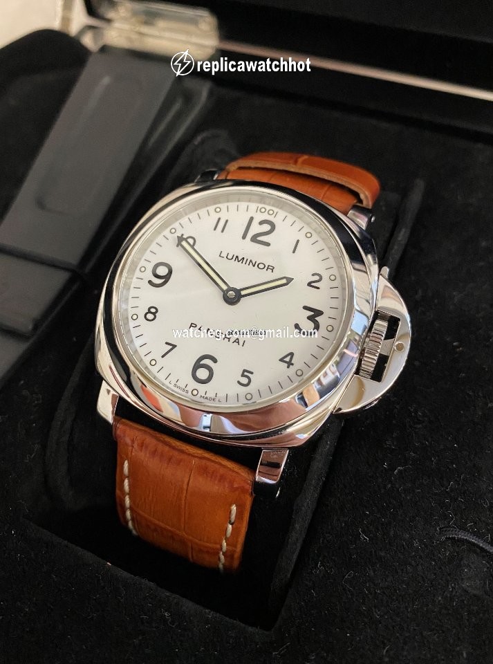 Panerai Luminor Base Mens watch Unisex Manual winding Steel PAM 00114 2
