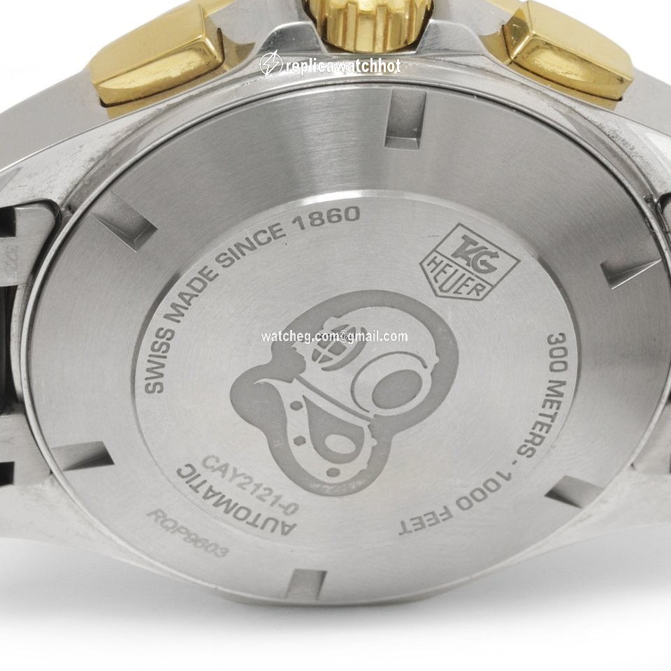 TAG Heuer Aquaracer Mens watch Unisex Automatic Gold Steel CAY2121-0 2