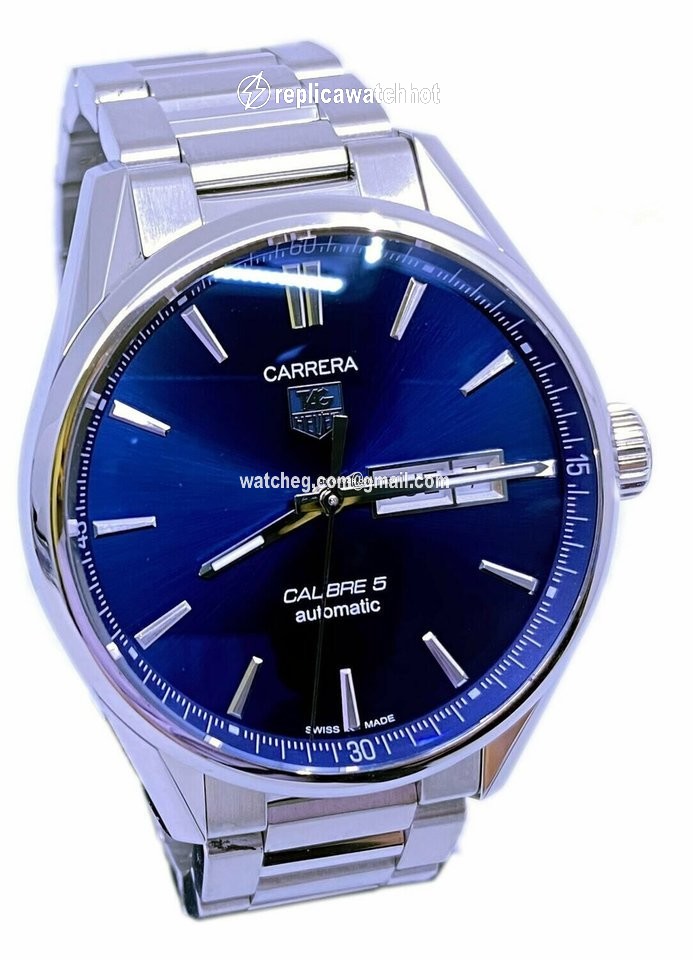 TAG Heuer Carrera Calibre 5 Mens watch Unisex Automatic Steel WAR201E 2