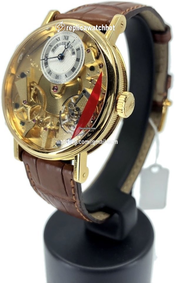 Breguet Tradition Mens watch Unisex Manual winding Yellow gold 7027BA 11 9V6 2